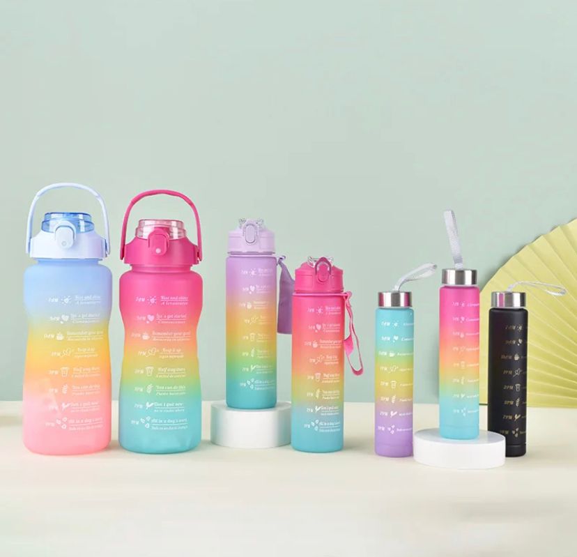 Set De Termos x3 Con Stickers