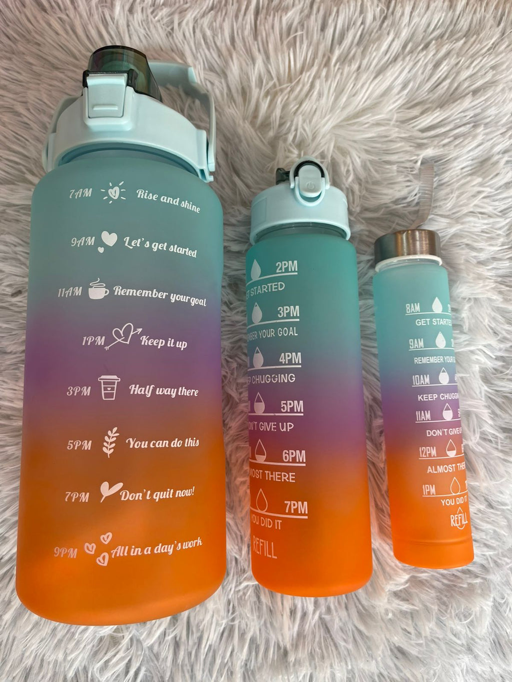 Set De Termos x3 Con Stickers