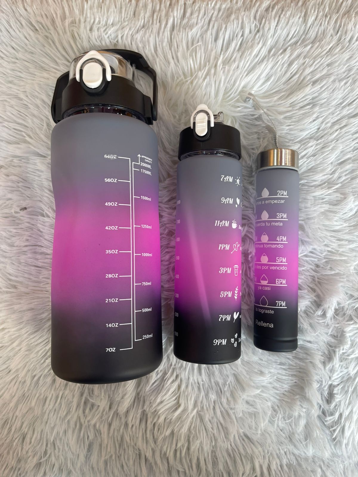 Set De Termos x3 Con Stickers