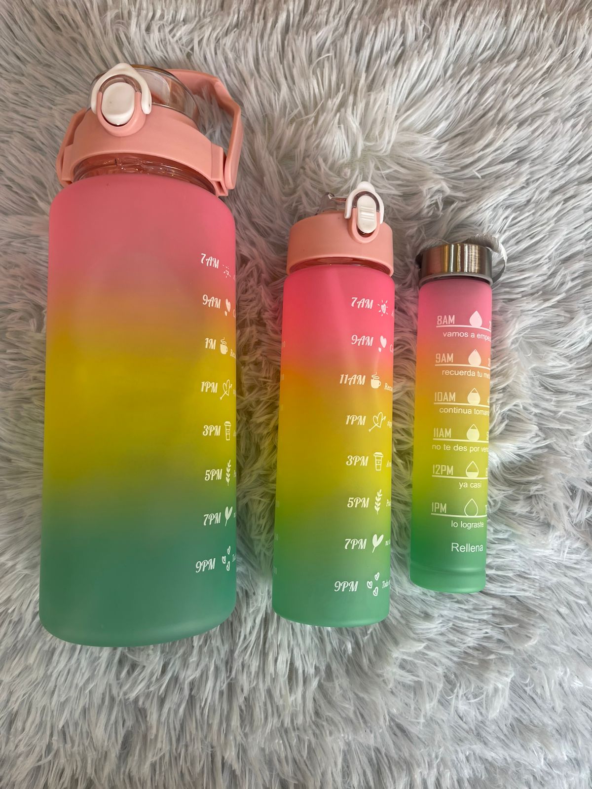 Set De Termos x3 Con Stickers