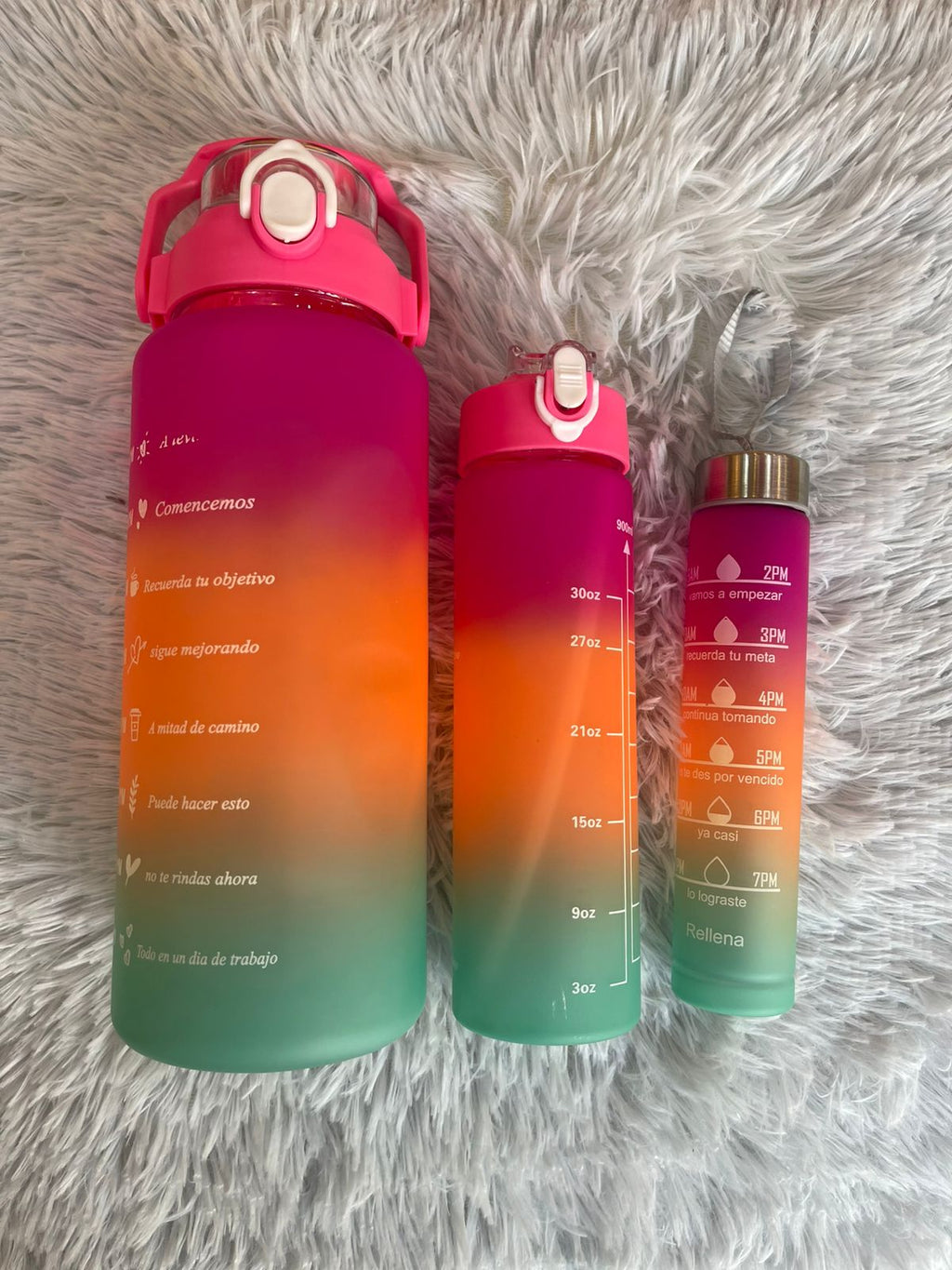 Set De Termos x3 Con Stickers